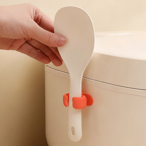 小螃蟹硅胶壁挂饭勺架