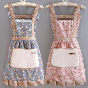 日本厨房专用围裙超强防水防油女家用夏季做饭围腰工作服2025新款