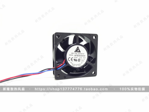 台达 6025 CPU散热器风扇 AFB0648HH 48V 0.10A双滚珠 变频器风扇