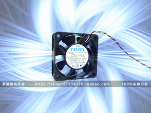 6020 B46 6CM 12V 电源散热风扇 NMB风扇2408NL 0.12A双滚珠 04W