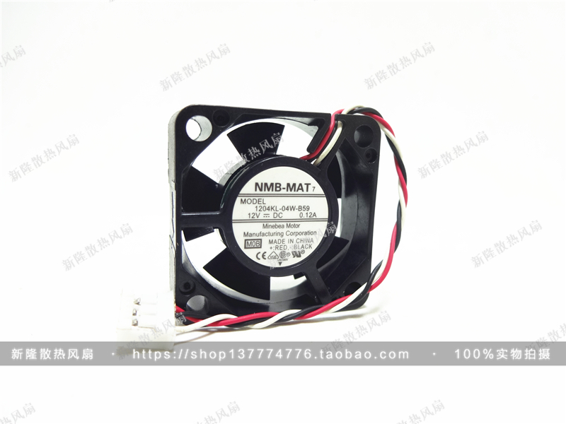 原装NMB-MAT 1204KL-04W-B59 3010 12V 0.12A 3CM 安川变频器风扇
