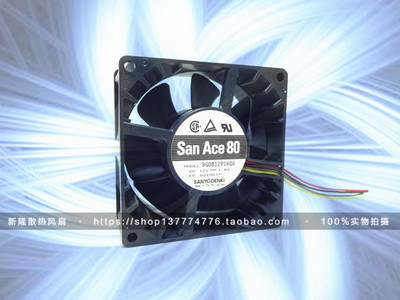 SANYO三洋 9G0812P1K06 12V 1.8A 8038 8CM 大风量 双滚珠风扇