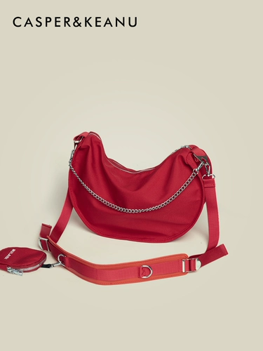 Красная сумка через плечо, весенняя сумка на одно плечо, шоппер