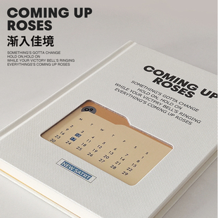 时间开物B6便携ins笔记本创意插卡计划本空白方格打卡to list