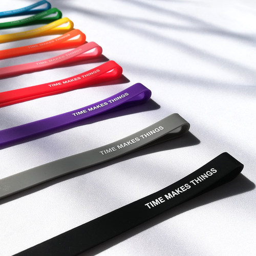 硅胶笔记本绑带时间开物