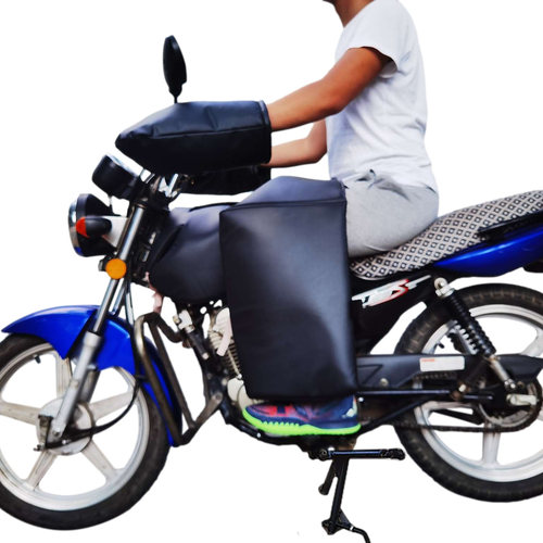 摩托车挡风被秋冬加绒厚防寒150