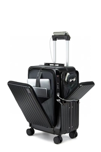 山姆同款前开口行李箱男女新款多功能旅行箱20寸登机拉杆箱