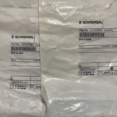 Schmersal施迈赛磁块：BPS 33-2646，最后1(议价)