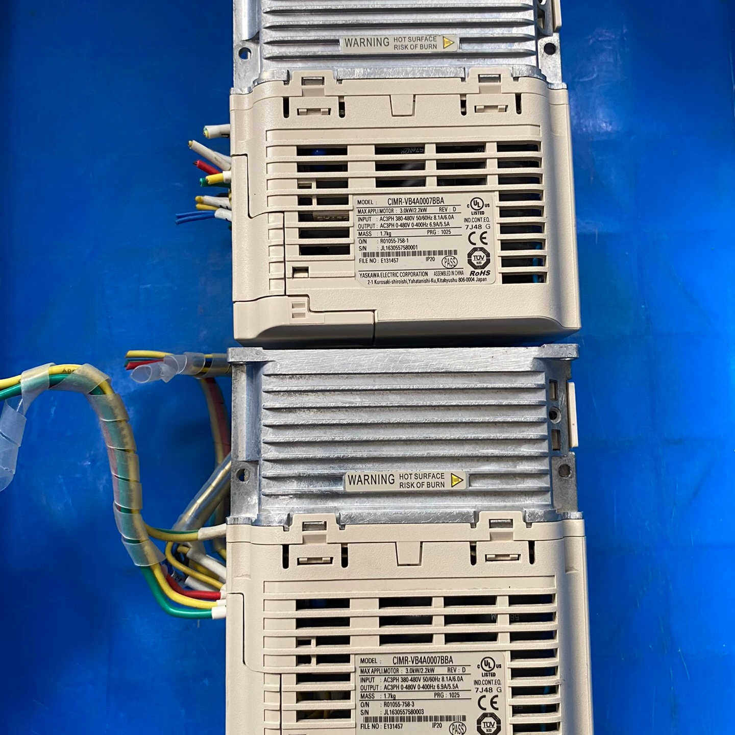 安川CIMR-VB4A0007BBA变频器，有多个，议价