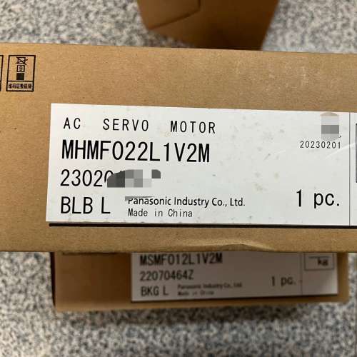 (议价）AC伺服电机MHMF022L1V2M，200W带