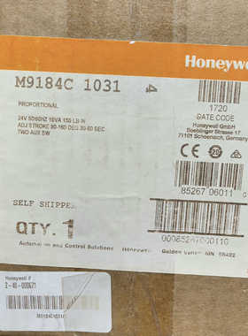 霍尼韦尔M9184C1031执行器议价
