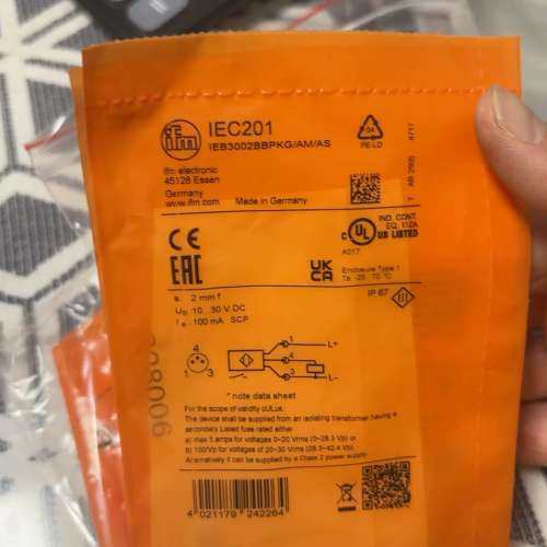 (议价）易福门接近开关IEC201.  白色袋子，黄色袋子，,电子元器件市场,其它元器件,淘宝优惠券,粉丝福利购,淘宝优惠卷