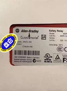 (议价）AB罗克韦尔安全继电器MSR220P