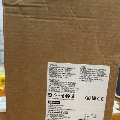 (议价）软启动：3RW3016-1BB04