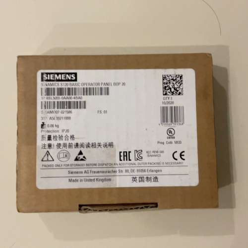 (议价）6SL3055-0AA00-4BA0 的面板，