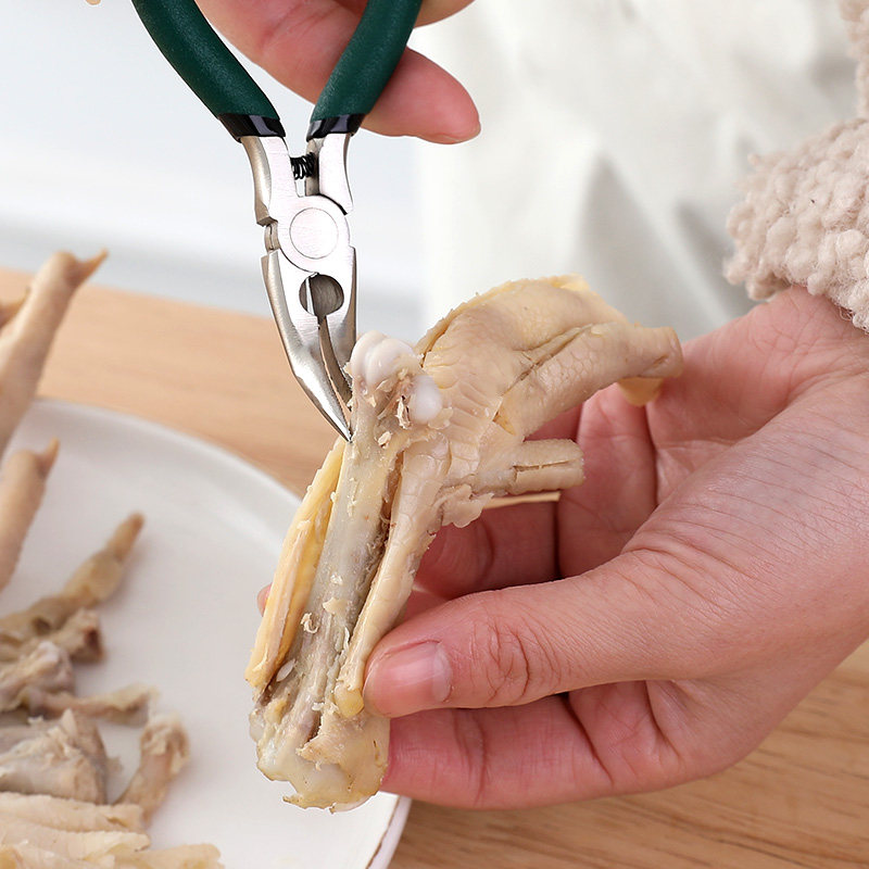 鸡爪去骨神无骨爪脱骨钳子制作器不锈钢泡椒凤爪剔除器骨凤头工具