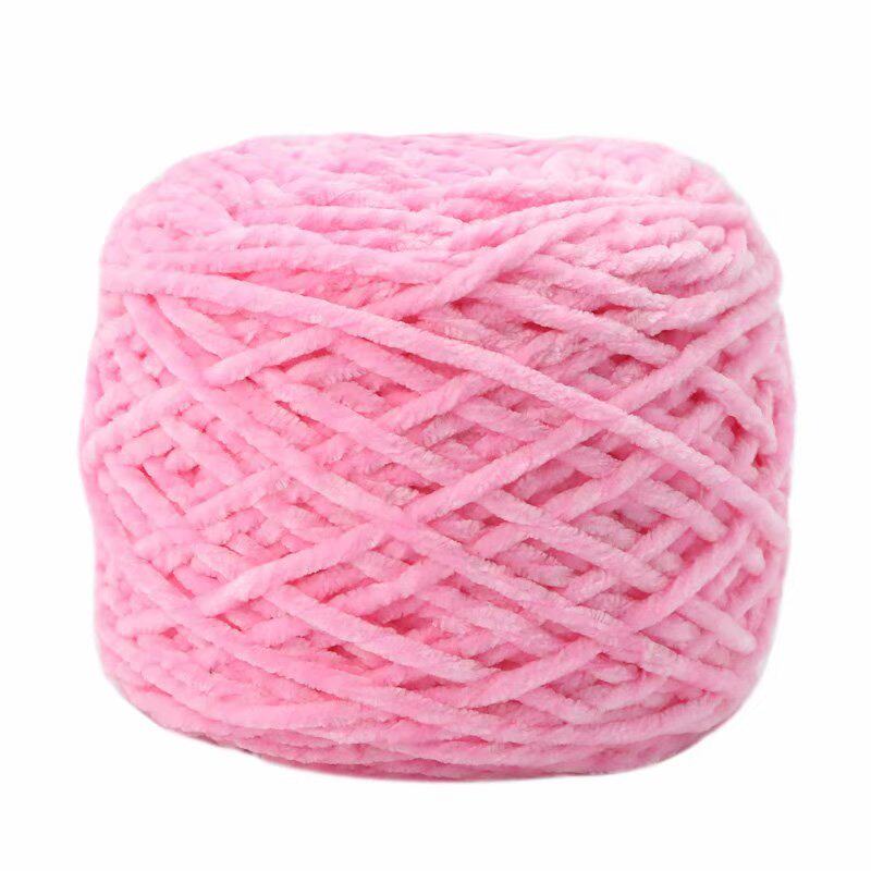 CHENILLE GOLD VELVET LUSTER VELVET CORAL FLEECE WOOLEN MENS AND WOMENS KNITTING SCARVES HAND-WOVEN DIY WOOLEN BUNCH HOOK SHOES