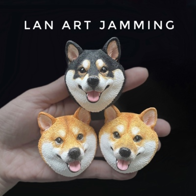 汽车出风口扩香石花纹定制可爱