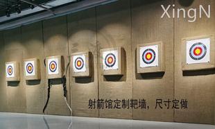 射箭馆定制靶墙草靶射箭器材弓箭靶子支架耐用比赛靶纸景区草靶