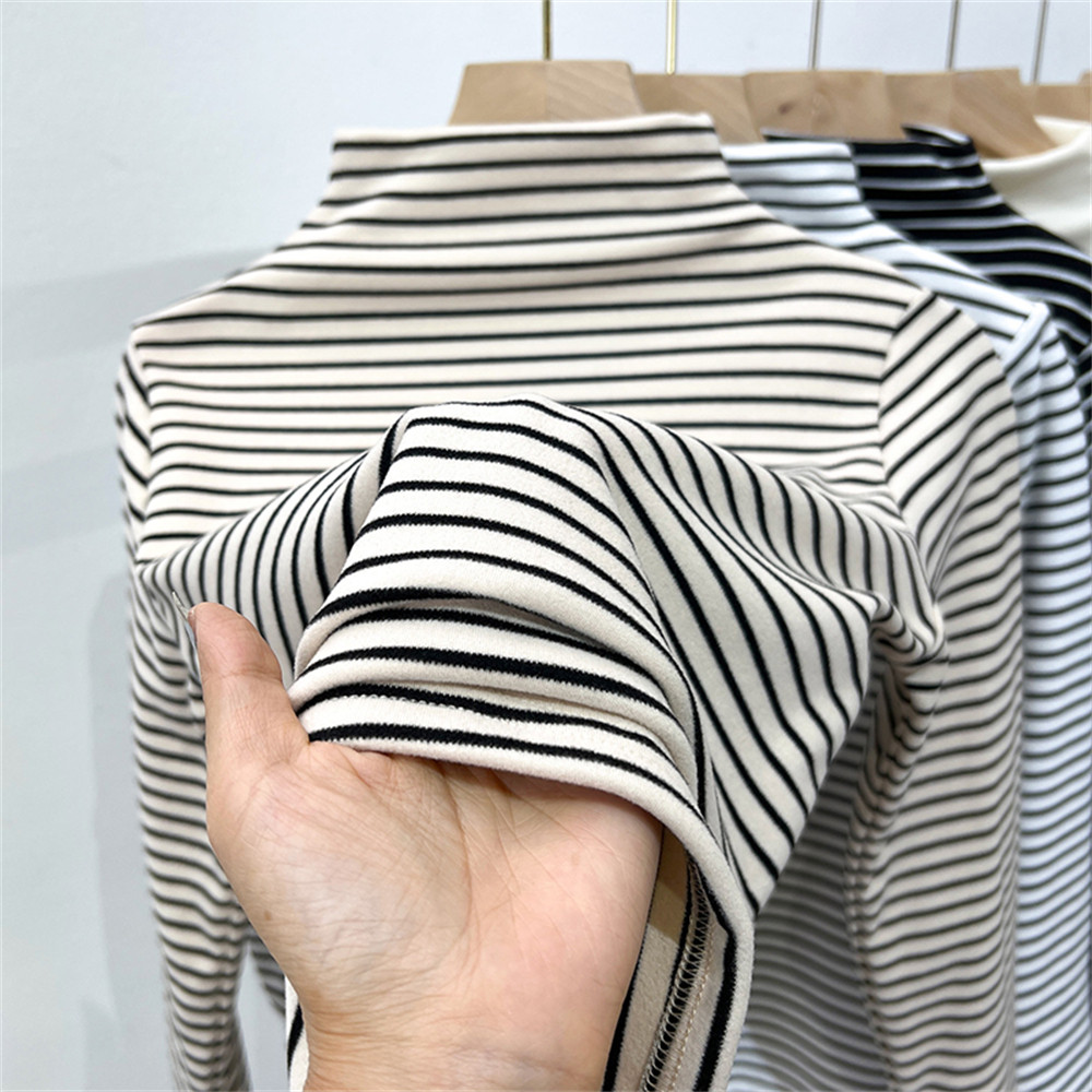 男女童条纹德绒打底衫内搭秋冬半高领中大儿童长袖加厚一体绒上衣,童装/婴儿装/亲子装,T恤,淘宝优惠券,粉丝福利购,淘宝优惠卷