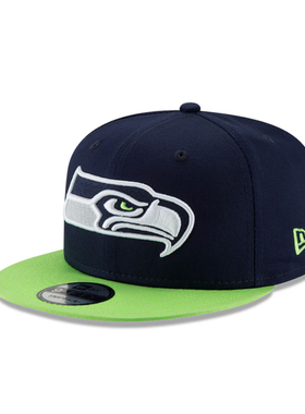 美国NFL西雅图海鹰帽子美式橄榄球帽NEW ERA Seahawk棒球帽
