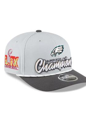 NFL费城老鹰队超级碗帽子New Era美国冠军橄榄球棒球帽选秀帽2025