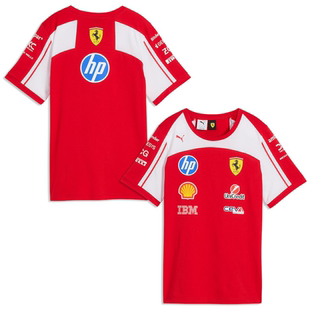 F1法拉利车队T恤队服夹克汉密尔顿勒克莱尔Puma赛车服外套2026