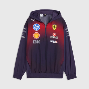 F1法拉利赛车服队服夹克汉密尔顿勒克莱尔Puma外套2026中国上海