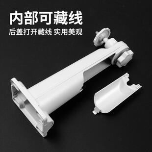藏线监控支架室外壁装 多用万向POE摄像头枪机铝合金支架 抱柱吊装