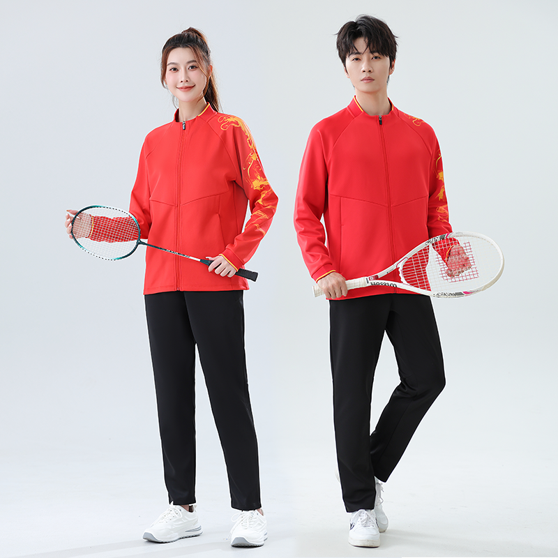 2025新款羽毛球服运动外套男女款秋冬季运动吸汗防嗮上衣夹克