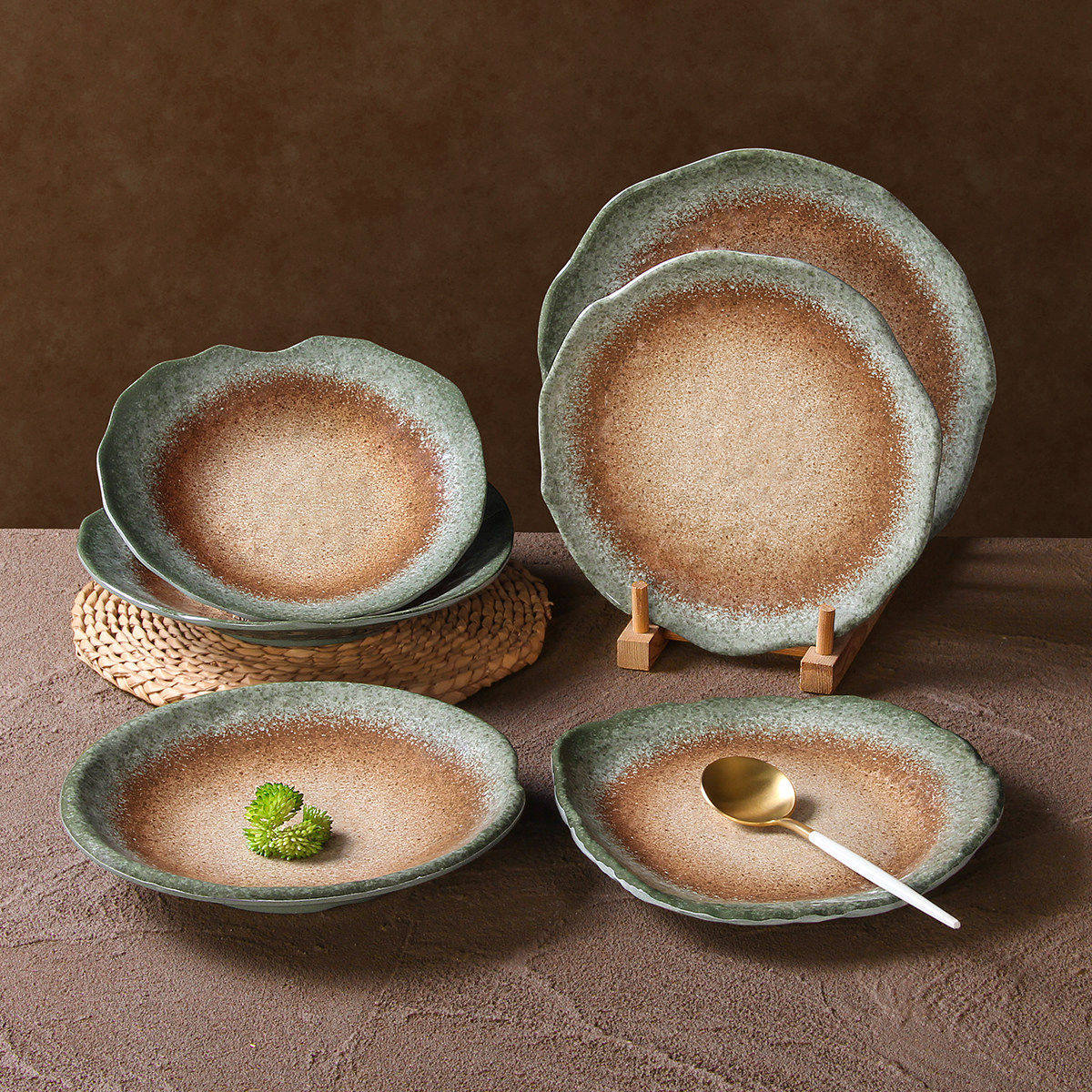 餐具盘子欧式西餐牛排牛扒盘商用餐厅饭店凉菜冷菜摆盘密胺盘子,餐饮具,盘,淘宝优惠券,粉丝福利购,淘宝优惠卷