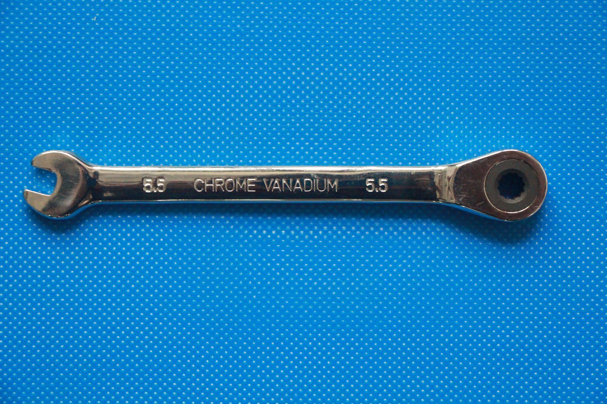 棘轮扳手 快速两用开口梅花呆扳手 汽车修理五金工具72齿 5.5mm