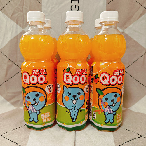 酷儿橙汁饮料450ml瓶装果汁饮料