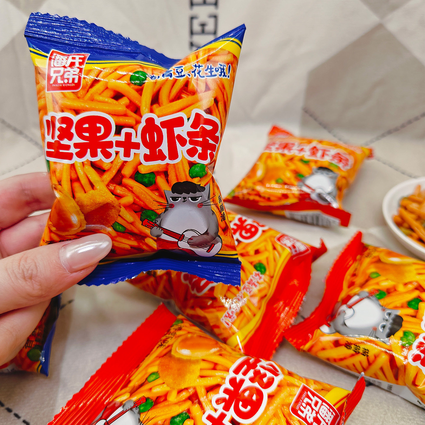 潘氏兄弟坚果+虾条香虾味香蟹味
