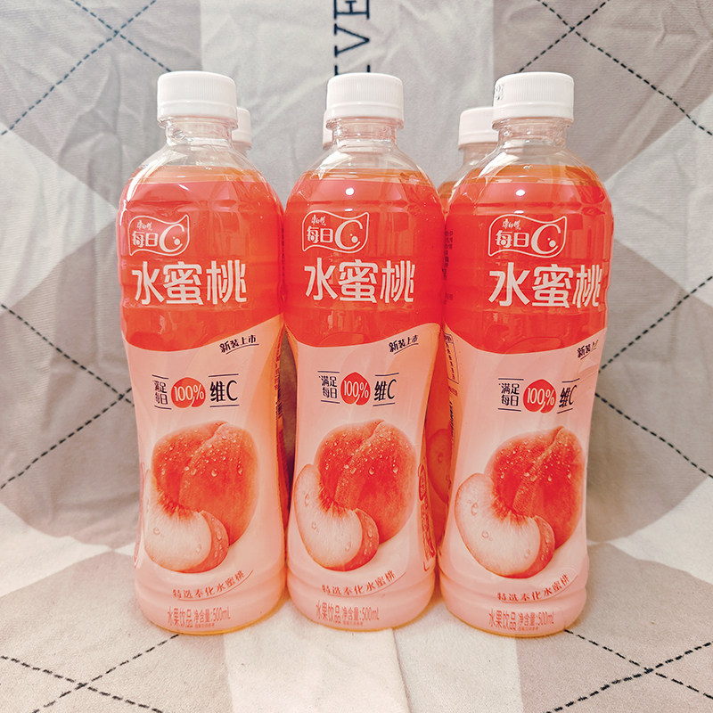康师傅水蜜桃500ml瓶装饮料