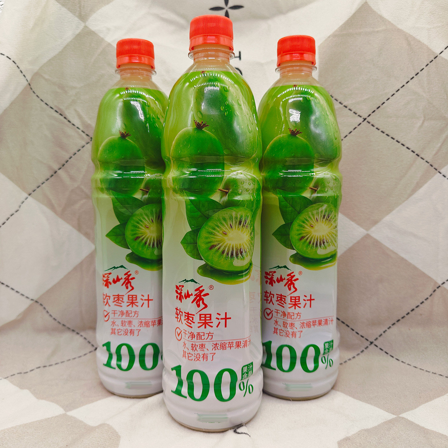 深山秀软枣果汁1升分享大瓶装饮料解渴解馋解腻年货春节聚会