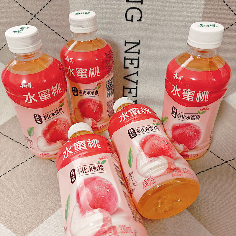 康师傅水蜜桃330果味饮品解渴