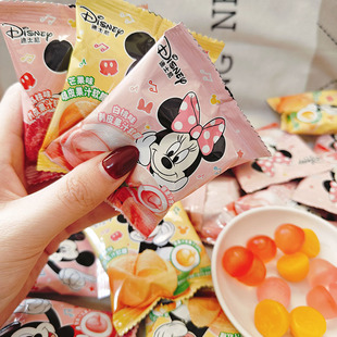 滨崎迪士尼剥皮果汁软糖零食春节年货喜糖小吃食品糖果婚庆糖