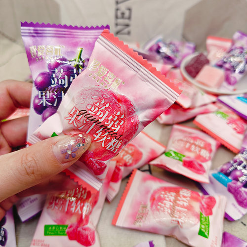 珍爱喜礼蒟蒻果汁软糖葡萄白桃味