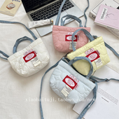 小白兔几 可爱手拎包小清新单肩斜挎包百搭mini手提包便携遛弯包