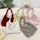 通勤毛绒单肩包大容量托特包女2025休闲背心包 新款 小白兔几 秋季