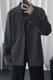 春季港风正装西服外套男女韩版帅气休闲小西装男XZ01/P55，男装西服，电商D202-1
