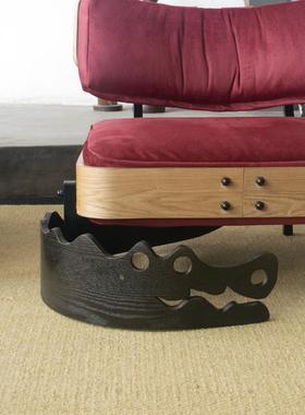 原创设计艺术风鳄鱼装饰家居摆设木质个性独特卡通创意摆件