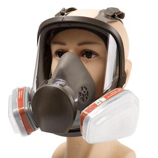 6800防毒面具配件 PC面屏橡胶头带口鼻罩密封圈嘴盖 防毒面罩配件