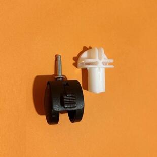 DIY笼子配件滑轮长脚轮脚轮圆形卡扣diy组合柜魔片轮子