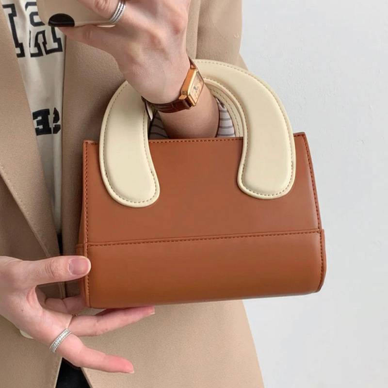官方正品2025夏季新款可爱手提牛皮女包单肩女小方包高级真皮斜挎