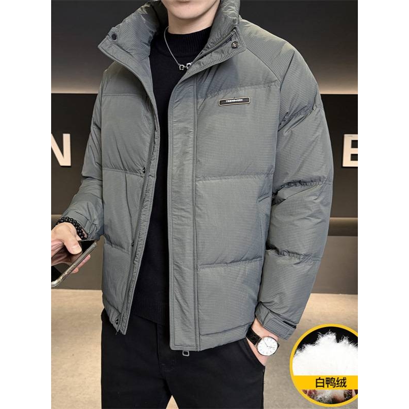 官方正品男士立领羽绒服2025年冬季新款男装青年时尚休闲潮流舒适