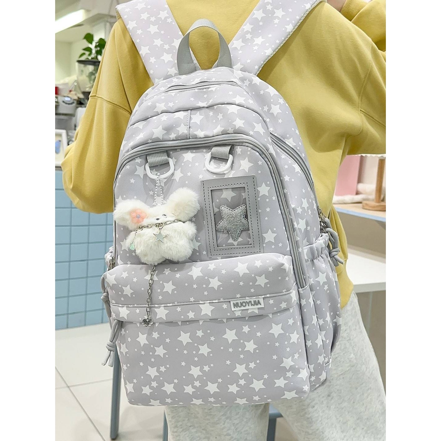 官方品牌韩版ins风清新甜美可爱星星吧唧痛包2025款初高中生轻便,箱包皮具/热销女包/男包,痛包,淘宝优惠券,粉丝福利购,淘宝优惠卷