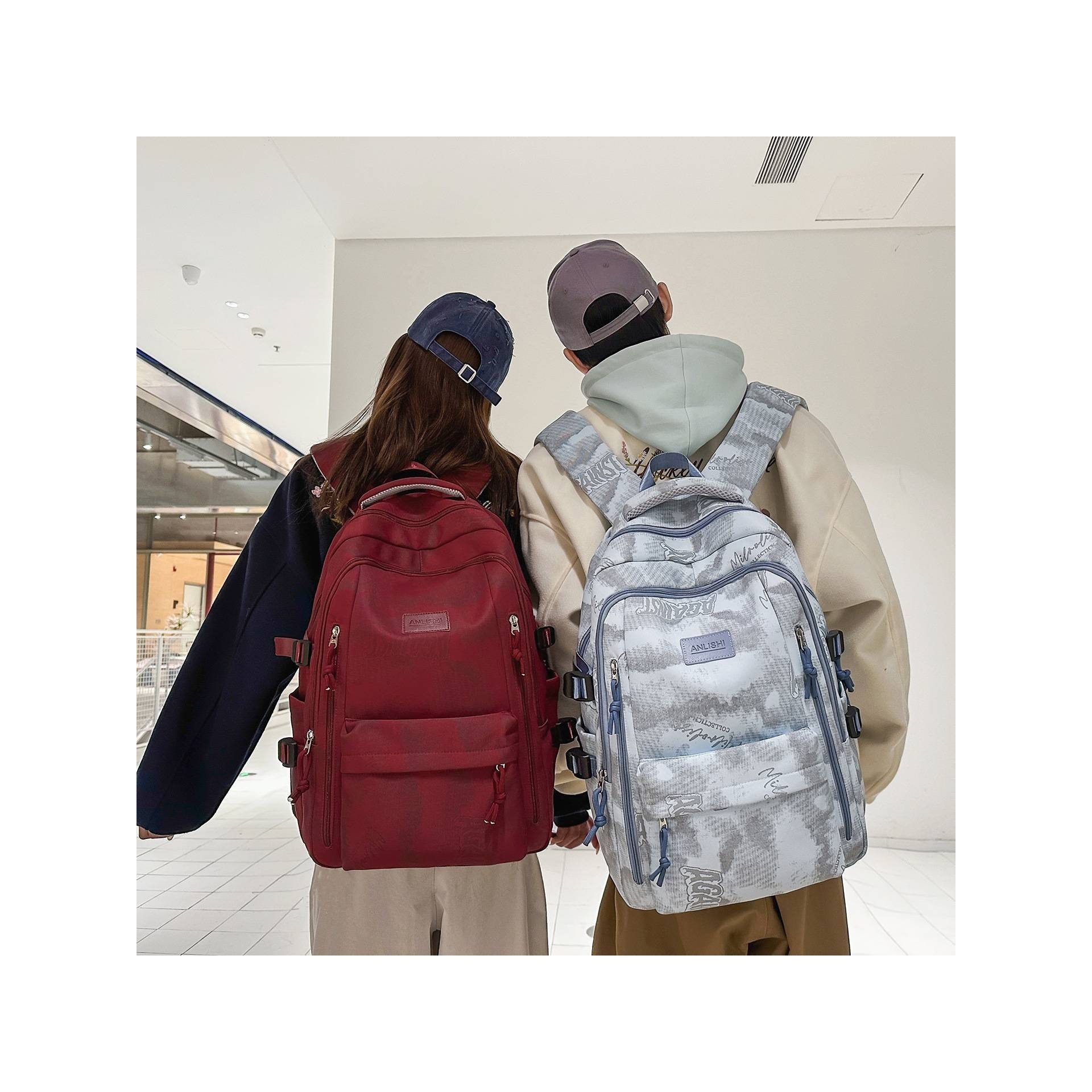 官方品牌韩版ins风扎染纯色宽肩带书包校园中小学生3-6年级潮轻便,箱包皮具/热销女包/男包,双肩背包,淘宝优惠券,粉丝福利购,淘宝优惠卷