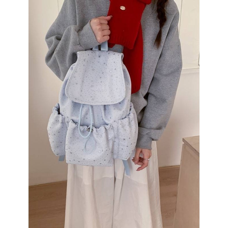 官方品牌韩系波点复古高颜值双肩包韩版新款慵懒风印花字母学生少,童装/婴儿装/亲子装,包包,淘宝优惠券,粉丝福利购,淘宝优惠卷